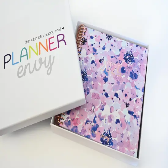 2025 Planner - Mini Signature Layout, Spiral Bound - "Purple Hydrangea" (#512) {3}
