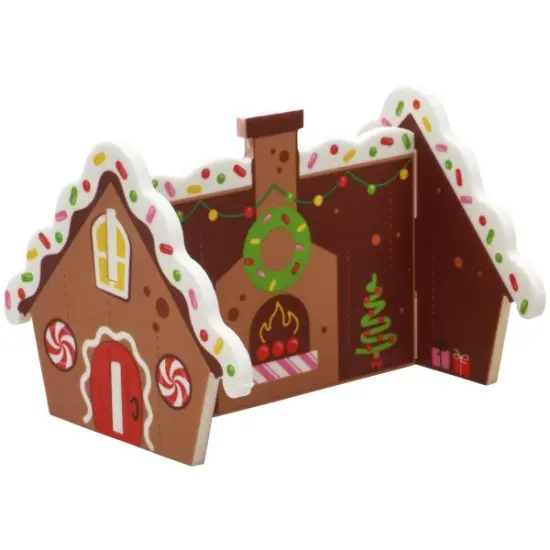Gingerbread House Gum Paste Layon {1}