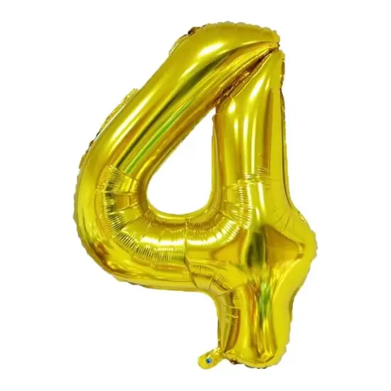 Golden Number Balloon Foil Balloon F07M1-78-4 {1}