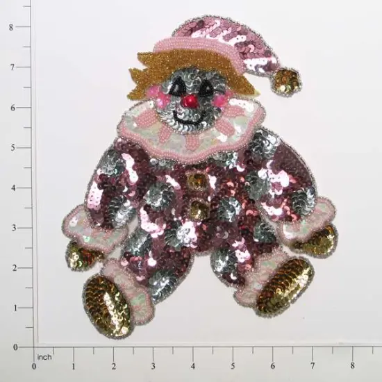 Glitzy Clown Sequin Applique/Patch {1}