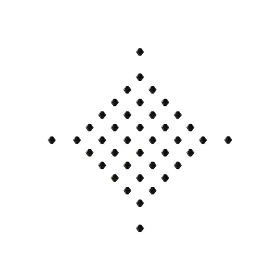 Preciosa 4mm Czech Crystals Bicone Rondelle Beads, 40pcs Jet {5}