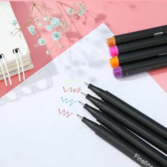 TABANA Watercolor FineLiner Felt Tip Point Pens -36 Colors {2}