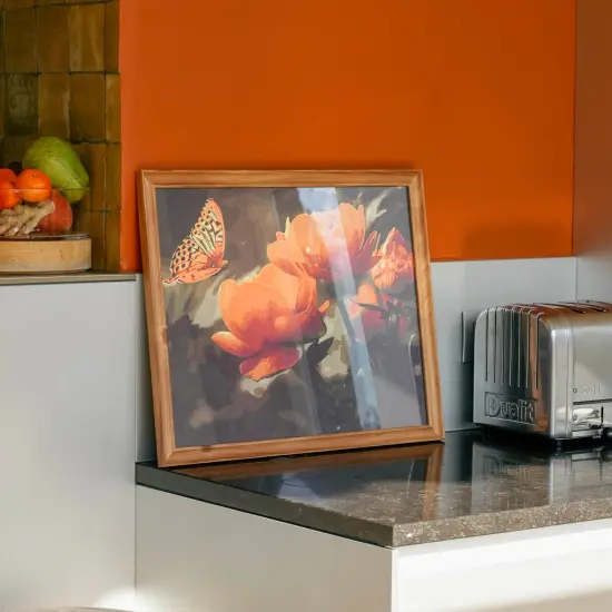 Peach Butterfly in the Summer {4}