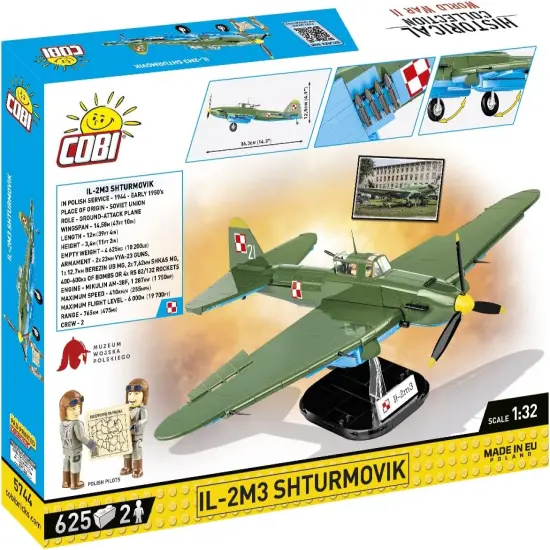COBI Historical Collection POLISH ARMY MUSEUM IL-2M3 Aircraft {3}