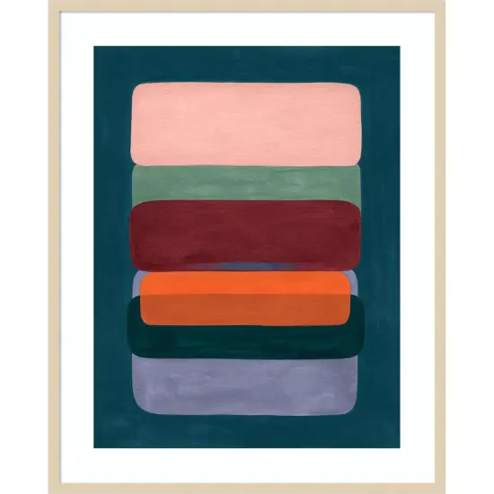 Layered Cake II by Grace Popp Wood Framed Wall Art Print {1}