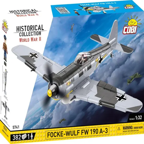 COBI Historical Collection WWII FOCKE-WULF FW 190 A-3 Plane {1}