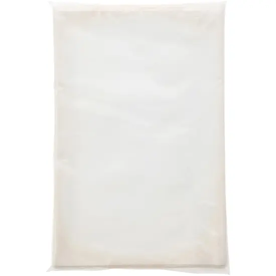 Plymor 6" x 9", White 2 Mil Flat Open Plastic Poly Bags {5}