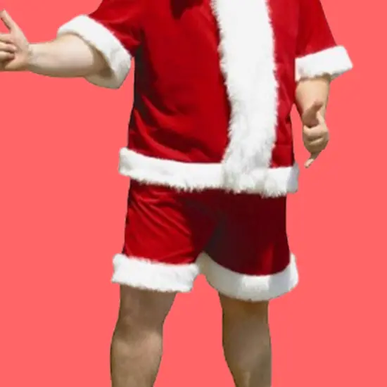 Sunny Claus Suit Large Size Festive Holiday Costume Outfit {2}