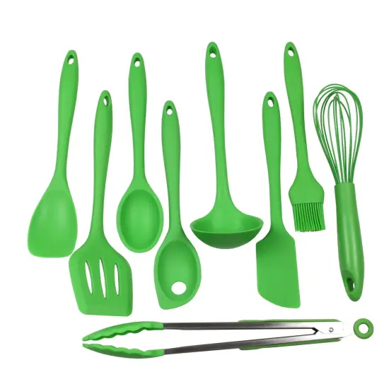 Chef Craft 9 Piece Premium Silicone Kitchen Tool and Utensil Set {5}