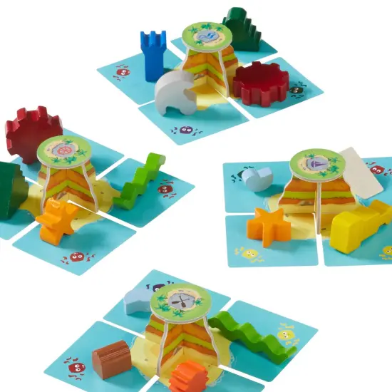 HABA Flotsam Float - Island Hopping, Wreckage Piling Stacking and Balancing Game for Ages 6+ (Made in Germany) Multicolor {5}