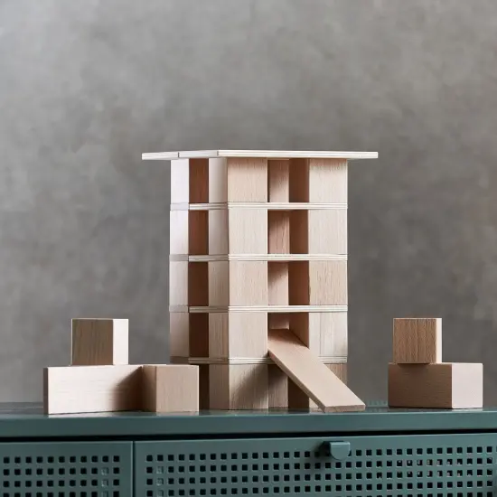 HABA Clever Up! Building Wooden Block System 4.0 for Ages 12 Months to 8 Years Multicolor {7}