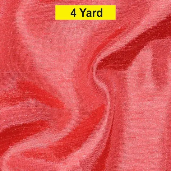 Shantung Satin Fabric Satin Dupioni Silk for Apparel and Garments 60" Wide Guava {1}
