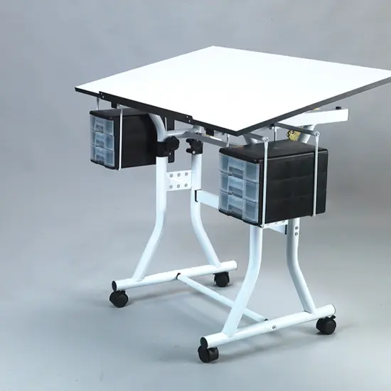 Martin Universal Design&reg; Creation Station Hobby Table, White Melamine Top {1}