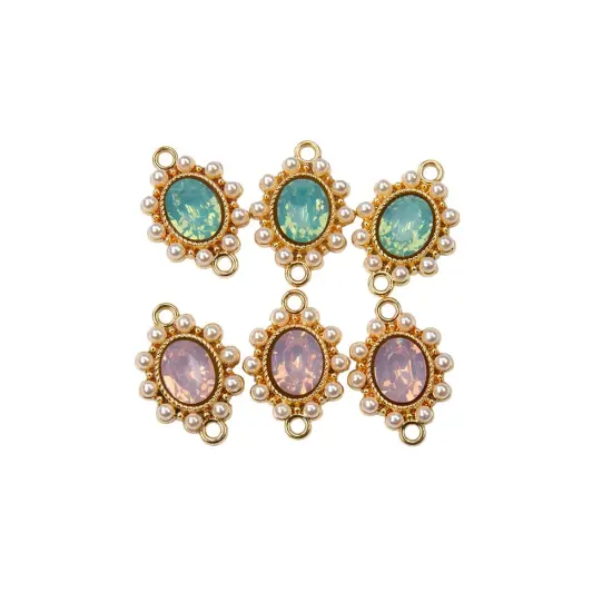 Miel Collection Gemstone Charms - 6 pcs {1}