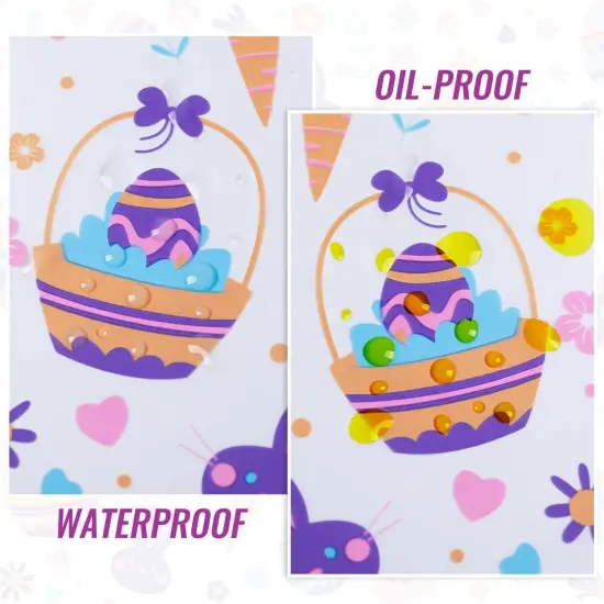 100 Pcs Easter Wax Paper for Food, Waterproof Oil-proof Parchment Paper Sheets, Wax Paper Sheets Deli Paper Sandwich Wrap {2}