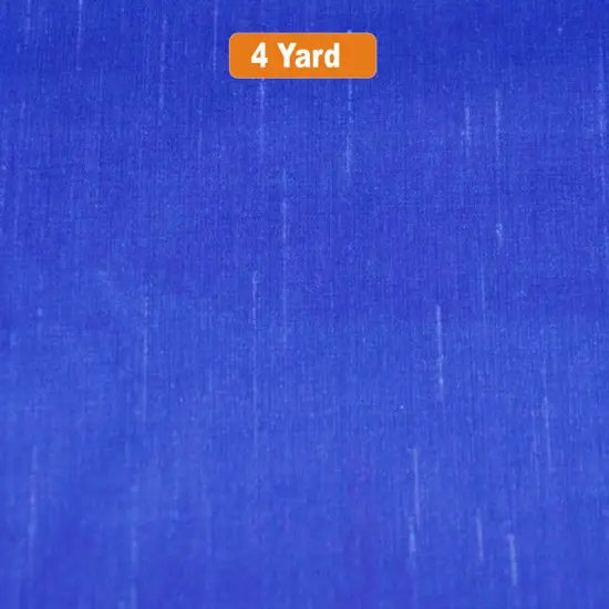 IFR Extra Wide Dupioni Silk 100% Polyester Faux Dupioni Fabric Royal Blue {1}