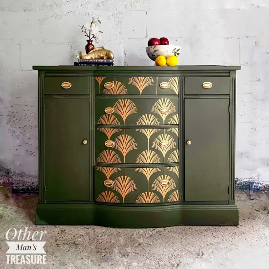 Decor Transfers&reg; 24x35 - Interlinked Fans - total sheet size 24"x35", cut into 3 sheets {4}