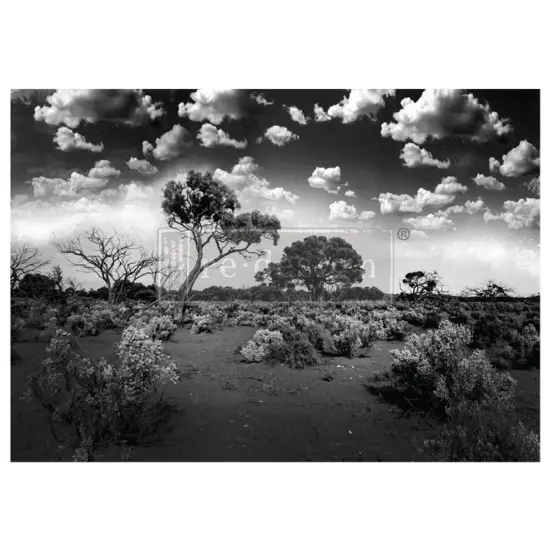 A1 Decoupage Fiber - Serene Wilderness - 1 sheet, A1 size {1}