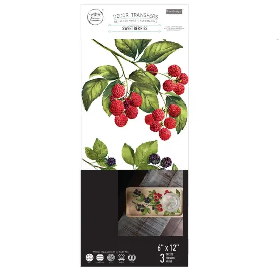 Small Transfers - Sweet Berries - 3 sheets, 6"x12" {3}