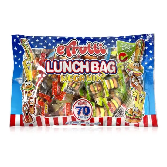 Efrutti Gummy Lunch Mega Bag 70 Ct {1}