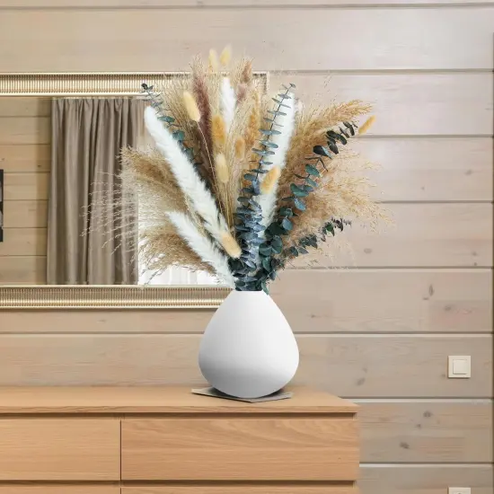 Kocat Breathtaking Boho Centerpieces for Tables & Floors - Luxurious Dried Floral Arrangement, Exquisite Fall Grass Decor, & Stylish Olive Green Wall D&eacute;cor {2}