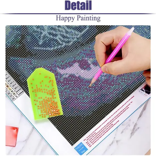 DIY 5D Diamond Painting Kits for Adults Diamond Art Large Size Tree of Life Abstract Tree Landscape Full Drill Crystal Rhinestone Embroidery Craft Kits for Home Wall Decor, 27.5X15.7 Inch {3}