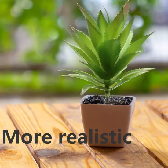 5 Pcs Faux Succulents Set,Realistic Large Fake Succulents,Artificial Hanging Ornaments Fleshed Plant Textured for Home Garden Wedding Party Decoration (Green) {4}