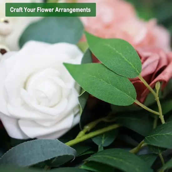 3 Strands Artificial Italian Ruscus Vines 78" Silk Italian Ruscus Greenery Garland with Green Leaves Faux Greenery Stems for Table Centerpieces Wedding Arch Flowers Home Decor {5}