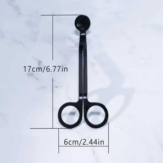 10PCS Candle Wick Trimmer Cutter, 7 Inch Bulk Wick Candle Accessories - Black {3}