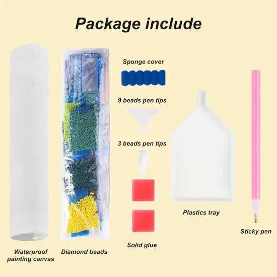 5D Colorful Angel Diamond Art Painting Kits for Adults,Moon,Flower Diamond Art, DIY Full Drill Genie Diamond Art Painting Set for Home Wall Decor Gifts {4}