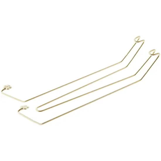 Bard's Gold-toned Wall Mountable Plate Hanger, 8.75" H x 2" W x 1.5" D (For Plates 9.5" - 12") {1}