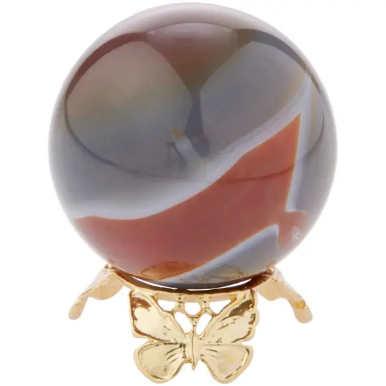 Bard's Gold-toned Egg Stand/Holder, Butterflies, 0.875" Diameter (Fits Hen Sized Eggs) {5}