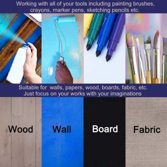 9-Piece Fall Stencils - Reusable Plastic Autumn Stencils for Farmhouse Decor, 7.9 Inches {6}