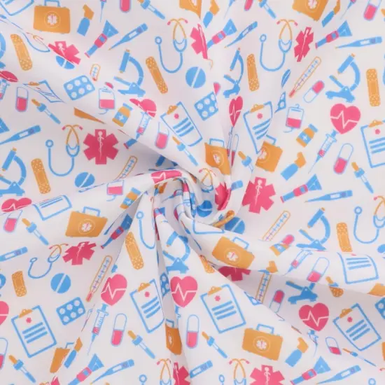 Mook Fabrics Medical Equipment Printed PUL Fabric [60 in. Wide] Multi - By The Yard {2}