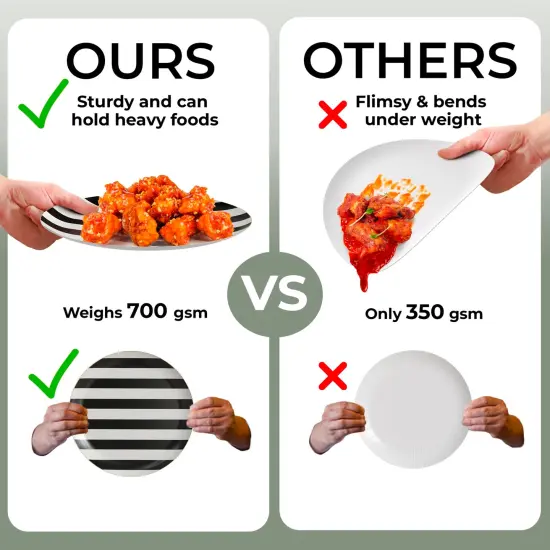 Earthtrends Heavy Duty Paper Plates for parties &ndash; Includes 8-Inch Paper Dessert Plates and 10-Inch Paper Dinner Plates &ndash; Disposable Floral Paper Plates for Parties, Weddings, Events, BBQs, Birthdays, Catering, Holidays &ndash; Elegant Tableware Set Monarch {4}