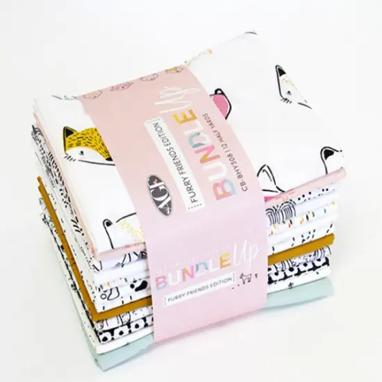 Furry Friends Half Yard Bundle Up by AGF Studio for Art Gallery (CB-BHY308) {1}