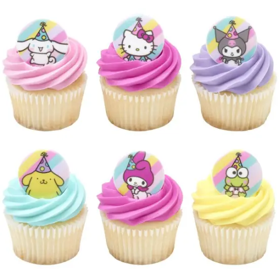 Hello Kitty&reg; and Friends It's a Celebration Cupcake Rings 12ct {3}