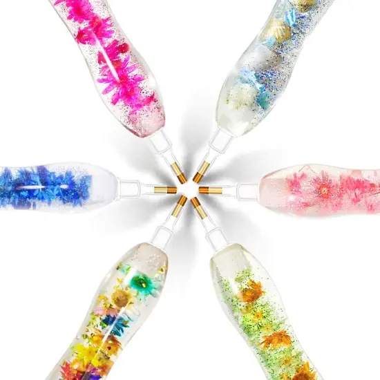 Colorful Flowers 5D Diamond Painting Art Drill Tool Pen Kits Resin Gem Picker for Adults with Pen Tip for Bead Dot Nail Art {5}