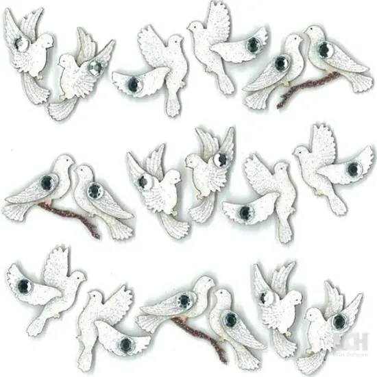 Jolee's Boutique Wedding Dove Repeats Dimensional Stickers {1}