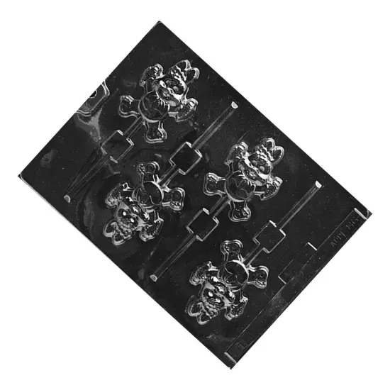 Happy Bunny with Carrot Lolly Chocolate Mold {3}