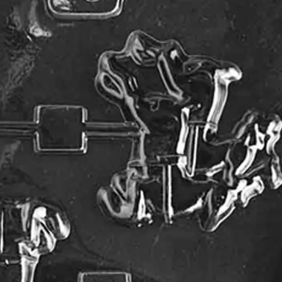 Festive Reindeer Lollipop Chocolate Mold {5}