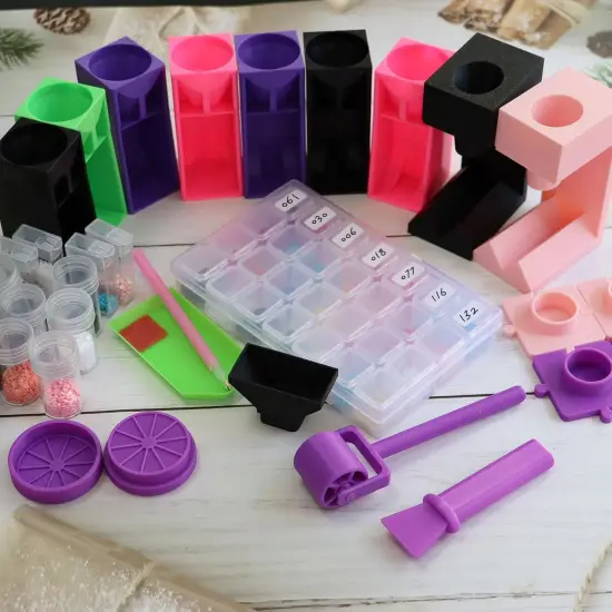 Diamond Painting Tools - Drill Funnel for Round Containers - Accessories (Purple) {5}