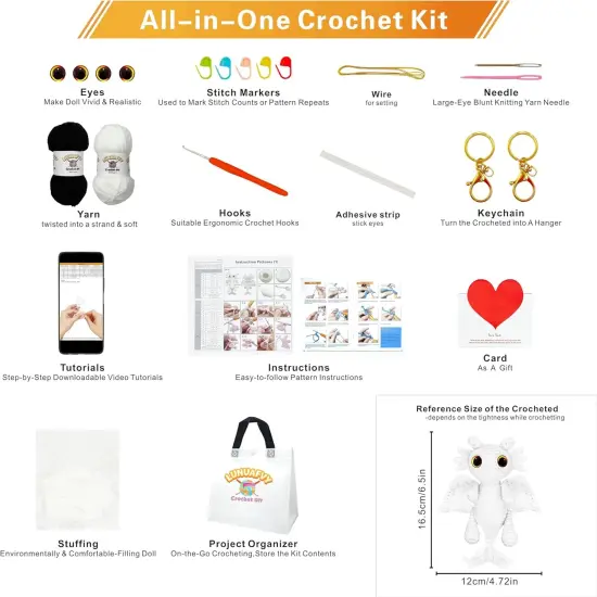 Crochet Animal Kit (2 Dragon) {2}