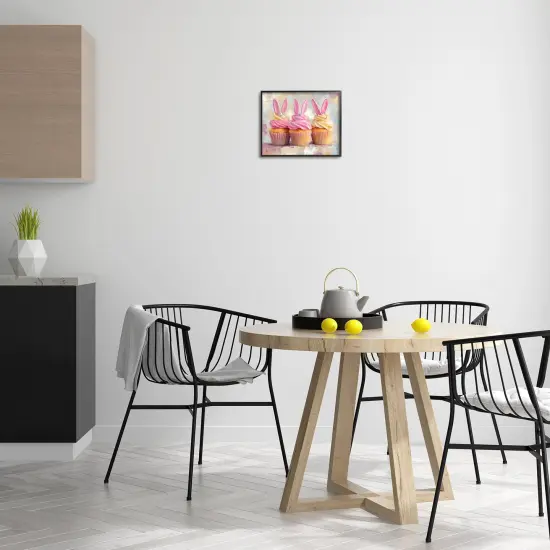 Stupell Industries Pastel Bunny Ear Cupcakes Framed Giclee By Franklyn Gregory {8}