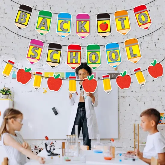 Back to School Decorations Banner 9.8 Feet {4}