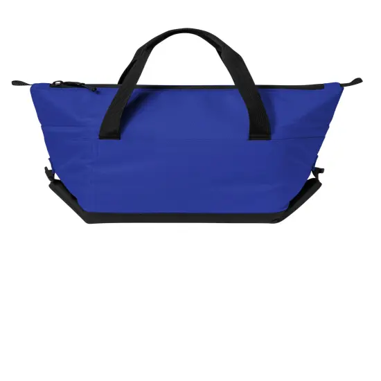 Port Authority&reg; 6 Can Collapsible Cooler R B Navy/Da Charcoal {5}