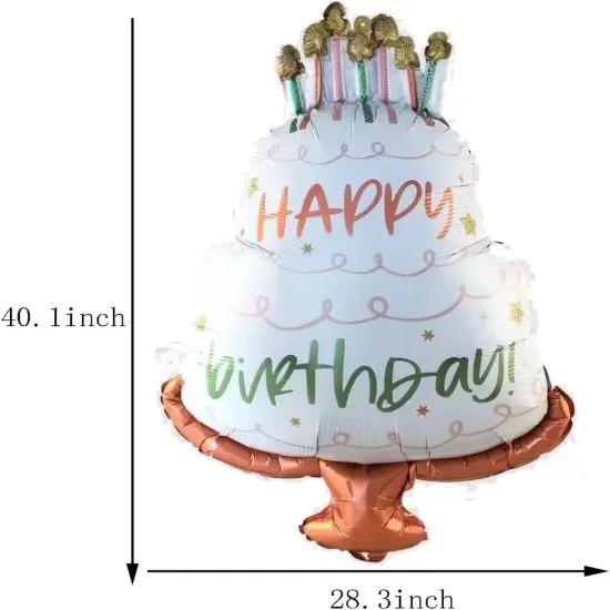 Big Happy Birthday Balloon Foil {3}