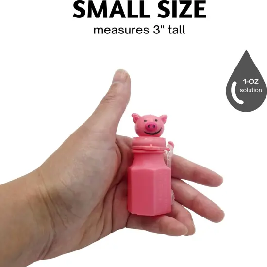 4E's Novelty 24 Pack Farm Animal Bubbles Party Favors - Barnyard Farm Animal Bubbles, Farm Party Favors {4}