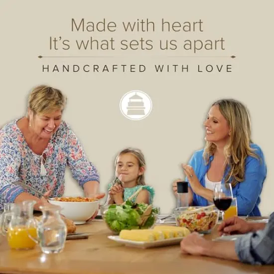 Gallery Leather Recipe book to write your own recipes - 3 Ring Recipe Binder With Protective Plastic Sleeves, Blank Cards, 25 Pocket Pages and Ivory Cards, Refillable - 9.25 x 8 " Acadia Malibu {3}