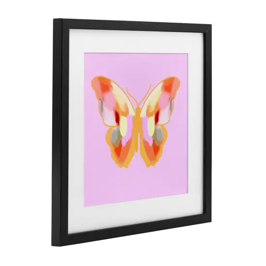 Stupell Industries Bright Painted Butterfly Wings Framed Print Under Glass, design by Ashley Singleton {3}